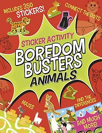 Boredom Busters: Animals Sticker Activity - Édition anglaise