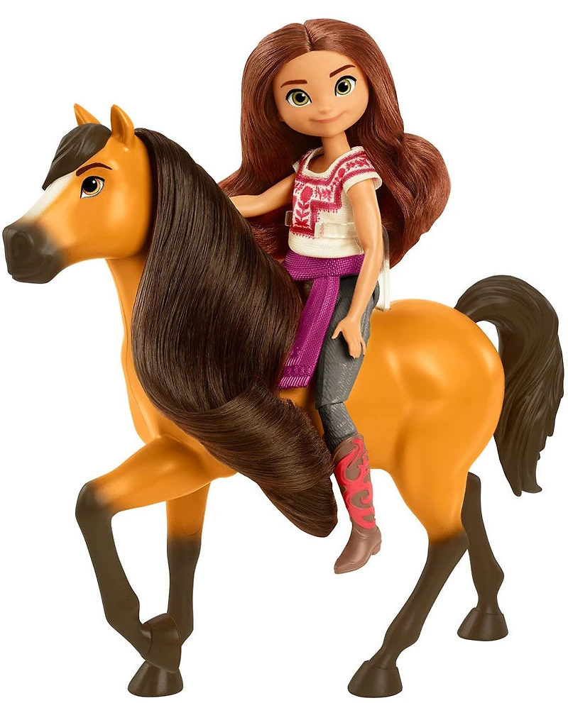 Spirit: l'indomptable -Poupée Lucky et son cheval Spirit