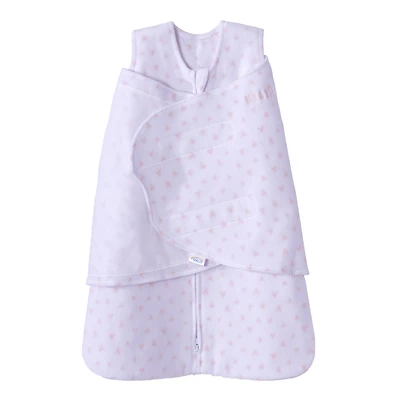 HALO SleepSack Swaddle - Micro Toison - Pink Hearts - Petit.