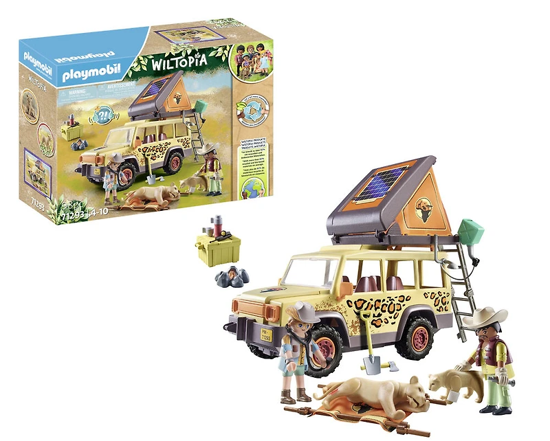 Playmobil - Wiltopia - Explorateurs avec véhicule tout terrain
