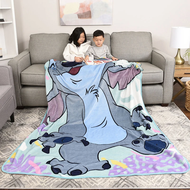 Couverture Surdimensionnée Polaire Disney Lilo and Stitch pour Enfants (60 "x90") 