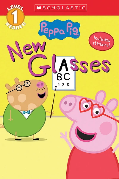 Peppa Pig: New Glasses (Scholastic Reader, Level 1) - Édition anglaise