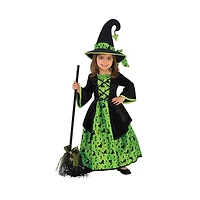 Green Witch Costume Size Medium (8-10)