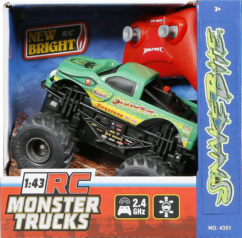 New Bright - Bigfoot Monster Truck - L'assortiment peut varier - Un par achat