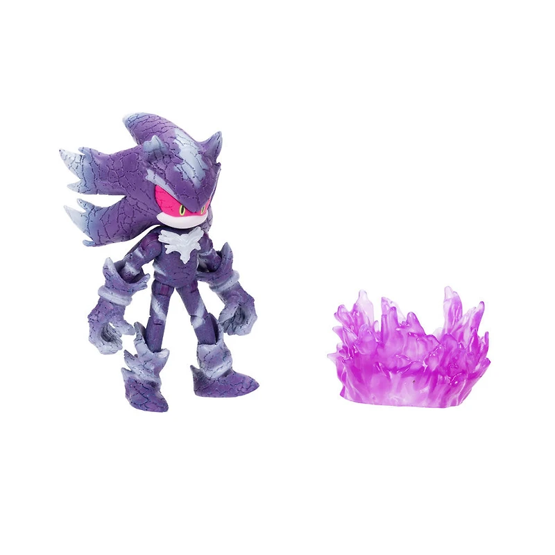Figurine Sonic de 4 pouces - Mephiles the Dark avec Socle de brume violette