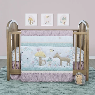 Enchanted Garden 4 Pc Crib Bedding