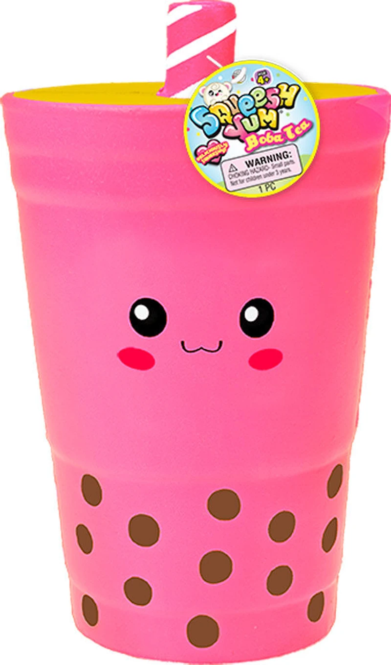 Squeesh Yum Boba Tea Asst. - Édition anglaise - 1 par commande, la couleur peut varier (Chacun vendu séparément, sélectionné au hasard)