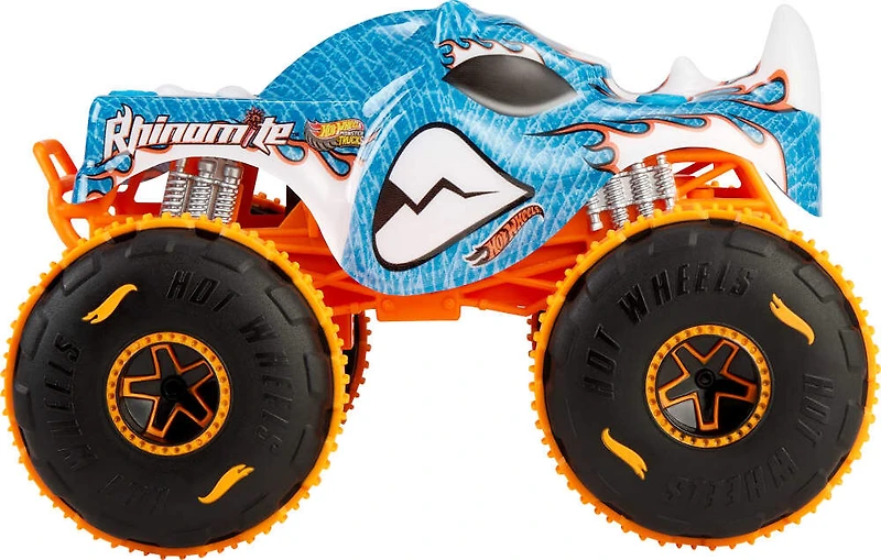 Hot Wheel Monster Trucks Échelle 1:24 Rhinomite RC, à piles