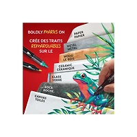 Sharpie Creative Markers, Water-Based Acrylic Markers, Bullet Tip, Assorted Colours, 5 Count
