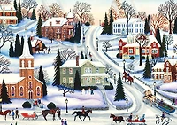 Casse-têtes SureLox - Collection Royaume d'hiver - Hiver à Galena - 1 000 pièces