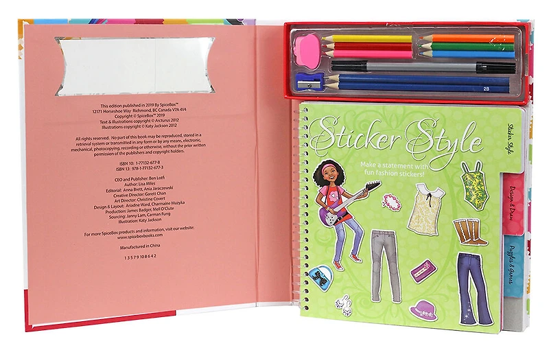SpiceBox Children's Art Kits Imagine It Fashion - English Edition