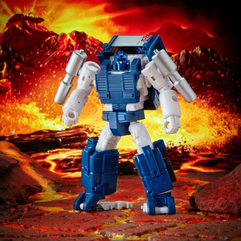 Transformers Generations War for Cybertron: Kingdom, figurine WFC-K32 Autobot Pipes classe Deluxe