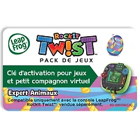 LeapFrog RockIt Twist Game Pack Animals, Animals, Animals - French Edition
