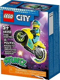 LEGO City La cyber-moto de cascades 60358 Ensemble de jeu de construction (13 pièces)