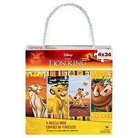 Pack de 4 puzzles Disney Lion King
