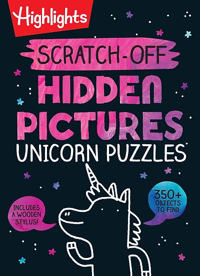 Scratch-Off Hidden Pictures Unicorn Puzzles - English Edition