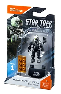 Mega Construx - Héros - Figurine à assembler - Star Trek - Drone Borg