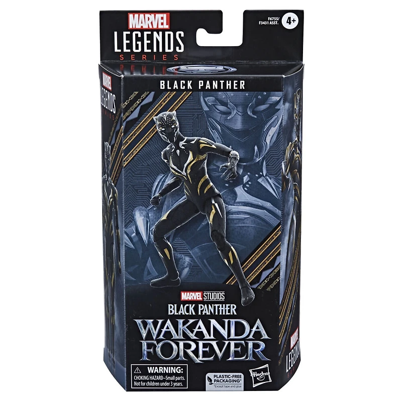 Marvel Legends Series Black Panther Wakanda Forever, figurine Black Panther de 15 cm avec 2 accessoires