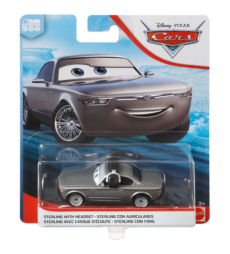 Disney/Pixar - Les Bagnoles - Sterling Avec Casque - Édition anglaise