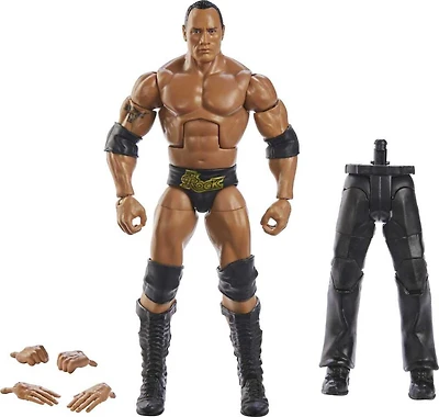 WWE Figurine articulée Élite WrestleMania The Rock