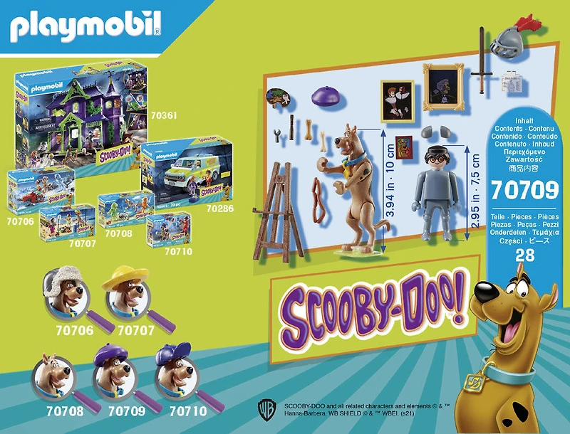 Playmobil - SCOOBY-DOO avec chevalier noir