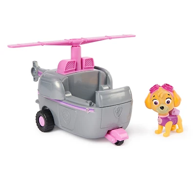 PAW Patrol, Skye Helicopter, Véhicule avec figurine articulée à collectionner, jouets respectueux de la planète