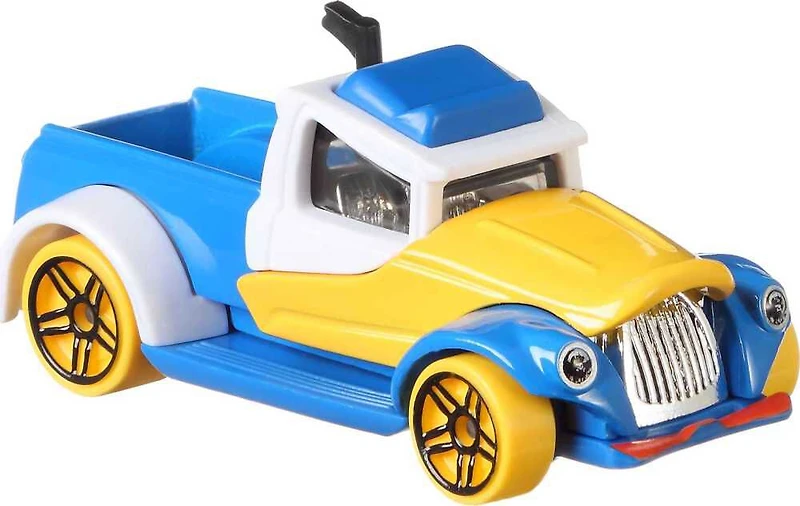 Hot Wheels Donald Duck Character Car, Collectible 1:64 Scale Toy Car Inspired by Popular Disney Entertainment