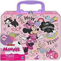 Minnie Mouse 48-Piece Puzzle in Tin with Handle
