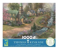 Ceaco Thomas Kinkade Puzzle 1000 pièces Chapelle du dimanche matin