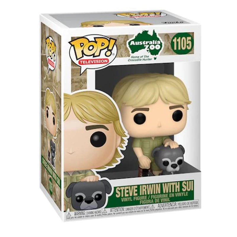 Figurine en Vinyle Steve Irwin w/Sui par Funko POP! Crocodile Hunter