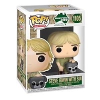 Figurine en Vinyle Steve Irwin w/Sui par Funko POP! Crocodile Hunter