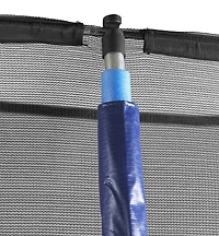 Upper Bounce Easy Assemble Mega 9' X 15' Rectangular Trampoline, with Fiber Flex Enclosure System