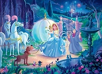 Puzzle 200 pièces Le carrosse de Disney Friends-Cendrillon