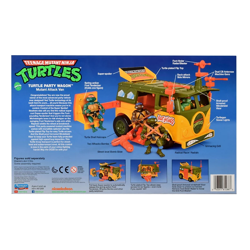 Chariot de fete original Teenage Mutant Ninja Turtles - Edition anglaise