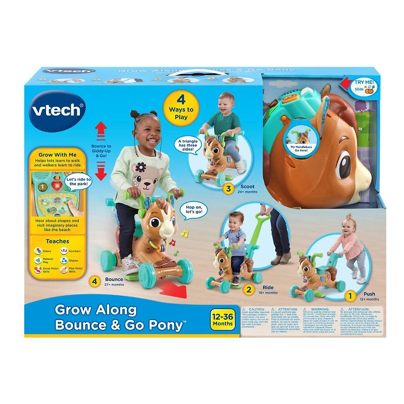 VTech Grow Along Bounce and Go Pony - English Edition