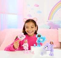Barbie Cutie Reveal Chelsea Doll & Accessories, Care Bears Series, Small Doll with Costume & 6 Surprises (Styles May Vary)