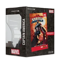 Marvel - Captain America à l'échelle 1:10 avec scène (Tous nouveaux Captain America #1)