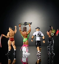 Mattel WWE Hall of Champions 4-Pack Action Figures & Accessories, 6-inch Collectibles Set