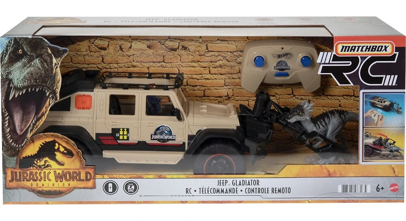 Matchbox - Jurassic World - Jeep Gladiator Télécommandée