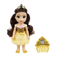 Disney Princess - Petite poupée Belle de 6 pouces avec corsage moulé pailleté 