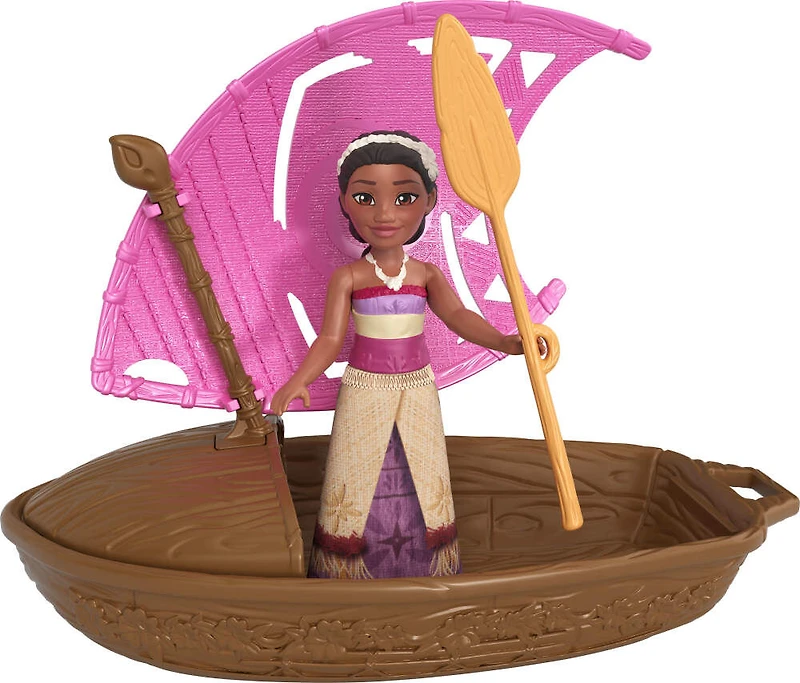Disney Moana 2 Wayfinder Wonders with Surprise Small Doll, Canoe & Accessory (Styles May Vary)
