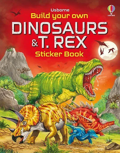 Build Your Own Dinosaurs and T. Rex Sticker Book - English Edition