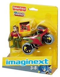 Fisher-Price Imaginext DC Super Friends - Robin et moto - Édition anglaise