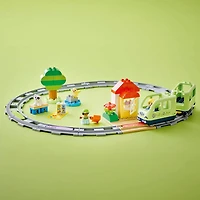 LEGO DUPLO Town Interactive Adventure Train Set - Learning Train Toy Playset with Lights and Sounds - 10427