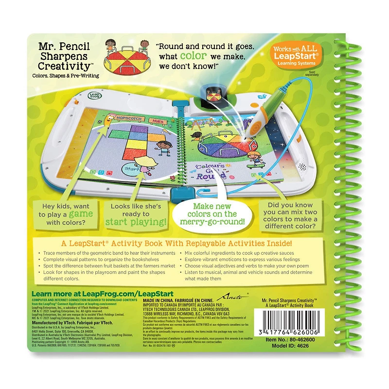 LeapFrog LeapStart Mr. Pencil Sharpens Creativity - English Edition
