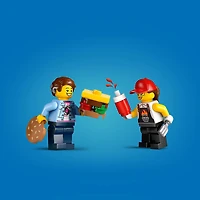LEGO City Burger Truck Toy Building Set, Pretend Play Toy 60404
