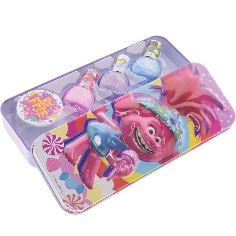 Trolls 3 Pack Vernis À Ongles Avec Étain Et Lime