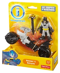 Fisher-Price Imaginext - DC Super Friends Batman & Batcycle - English Edition