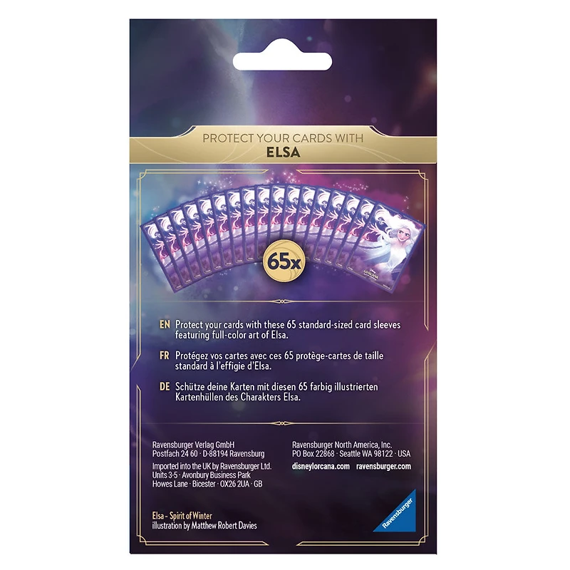Lorcana The First Chapter Card Sleeves Elsa