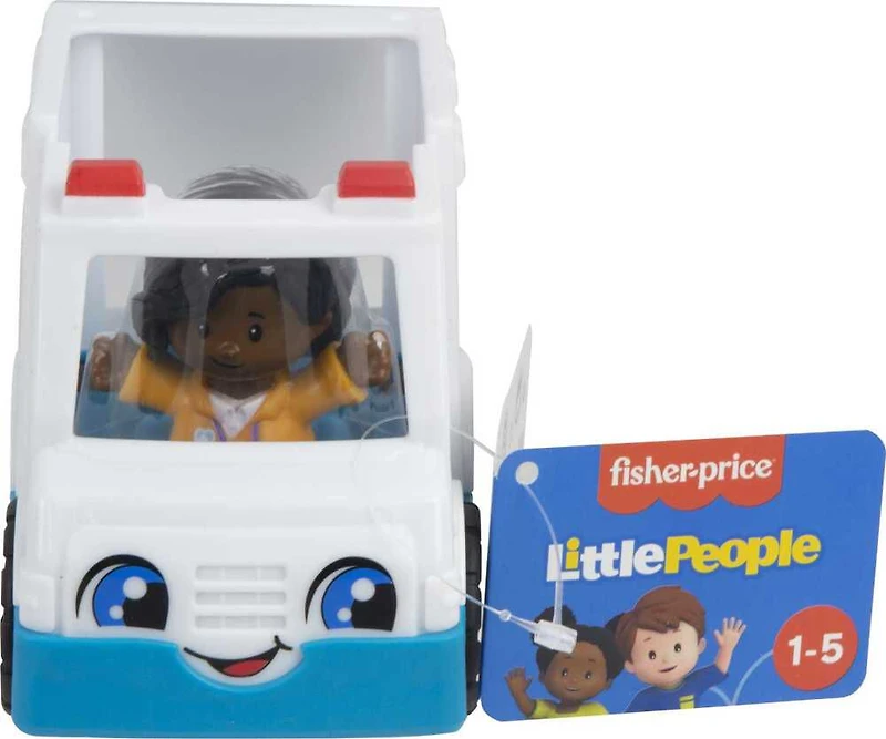 Fisher-Price Little People Ambulance, véhicule à pousser